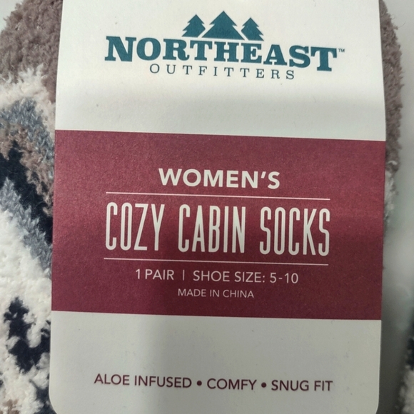 Northeast Outfitters Reindeer Comfy Cozy Cabin Socks Size 5-10 - Picture 2 of 5